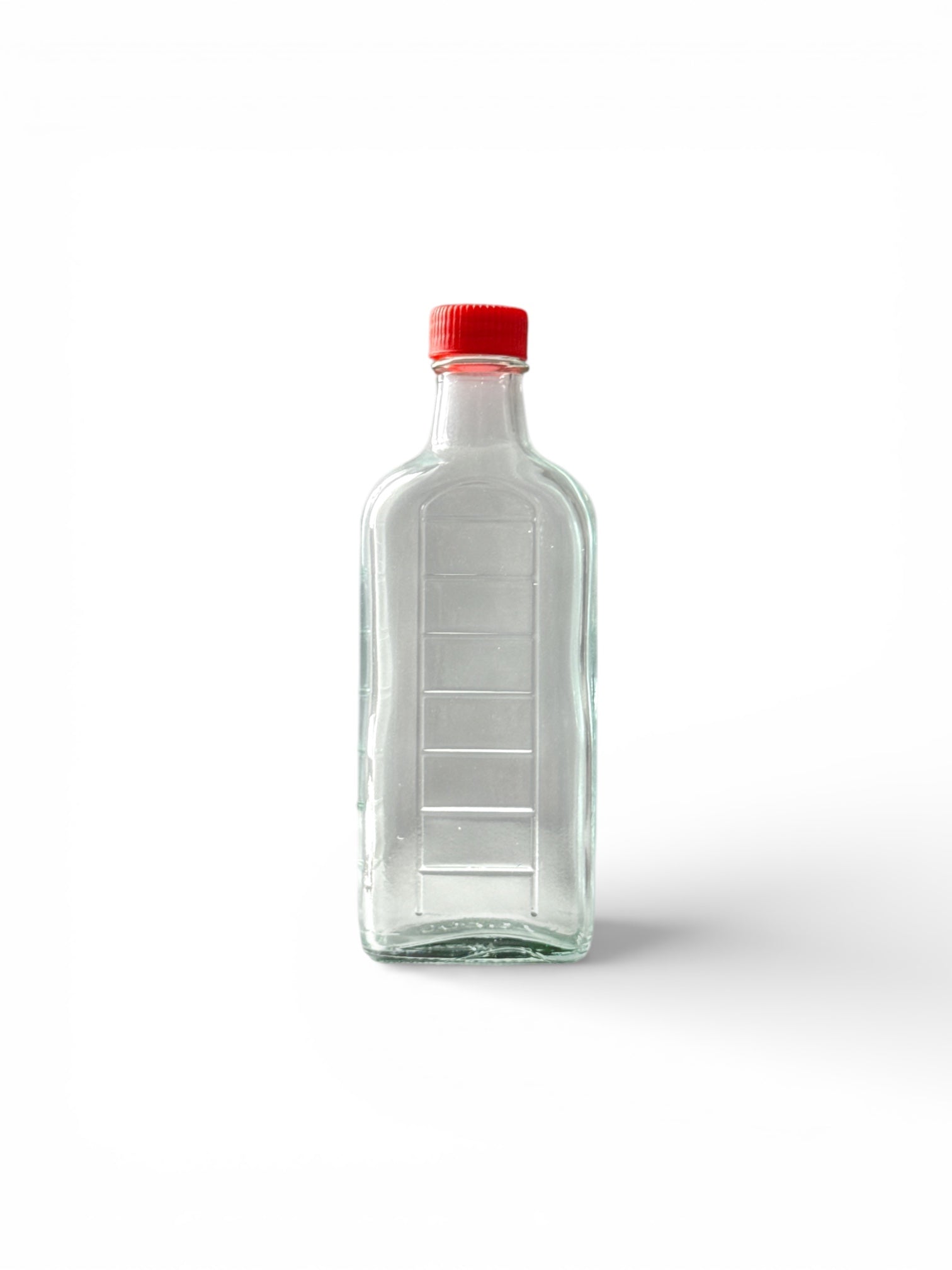 SG-257 Glass Bottle (120ml) – Rectangular Flat Bottle for Minyak Angin | Packora Malaysia