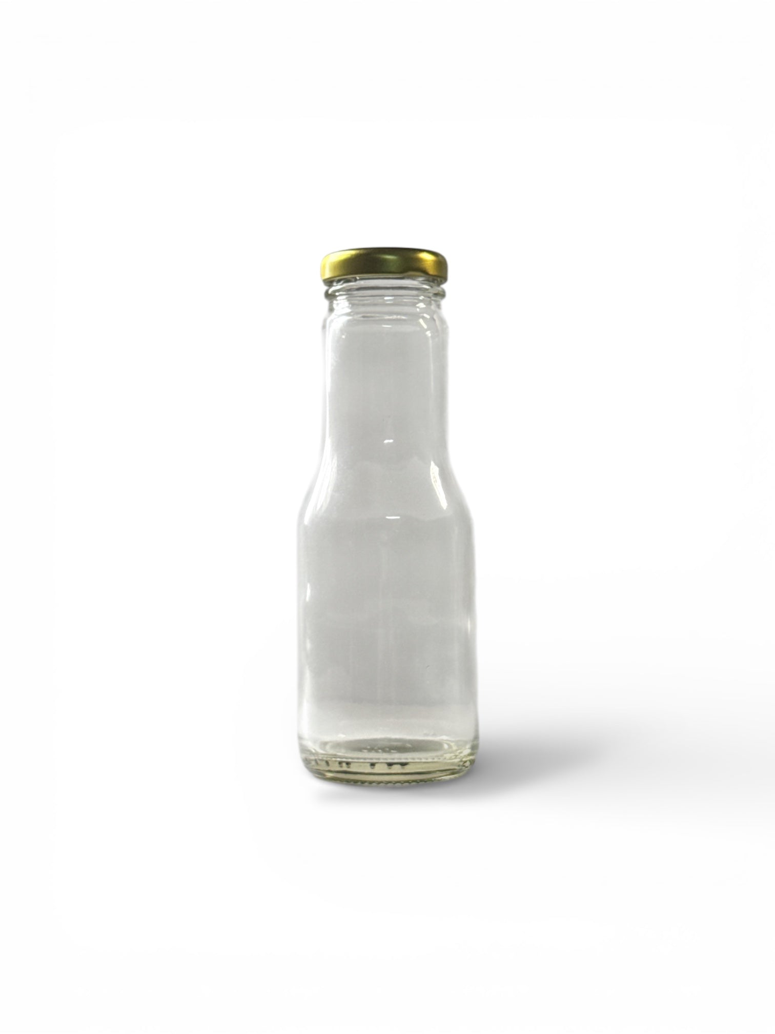 JG1011 250ml Wide-Mouth Glass Bottle | 17cm Industrial Grade Flint Glass | 42mm Neck Finish | Wholesale Packaging