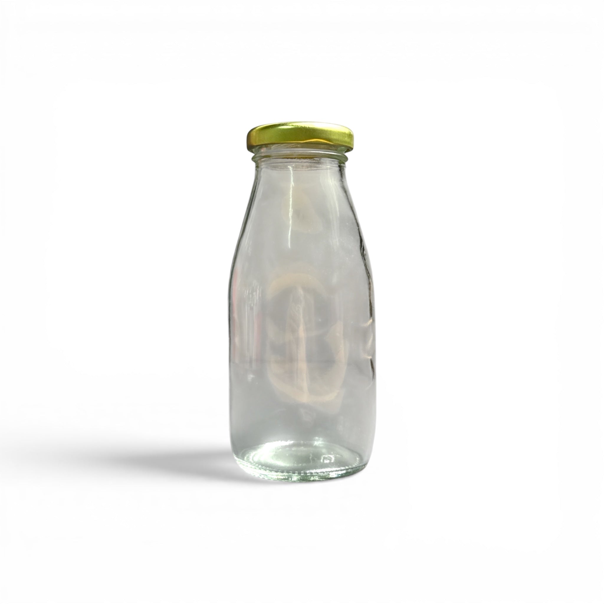 Botol Kaca Susu 250ml Jus & Minuman F1680 – 250ml Glass Milk Bottle (Borong 1 Karton 96pcs)