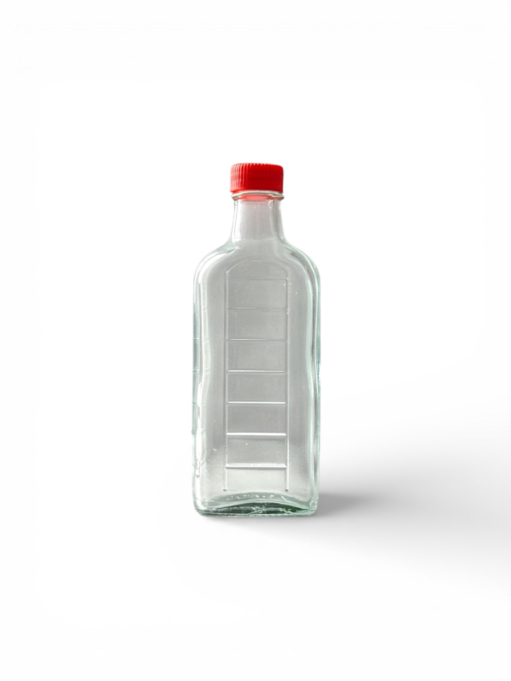 SG-257 Glass Bottle (120ml) – Rectangular Flat Bottle for Minyak Angin | Packora Malaysia
