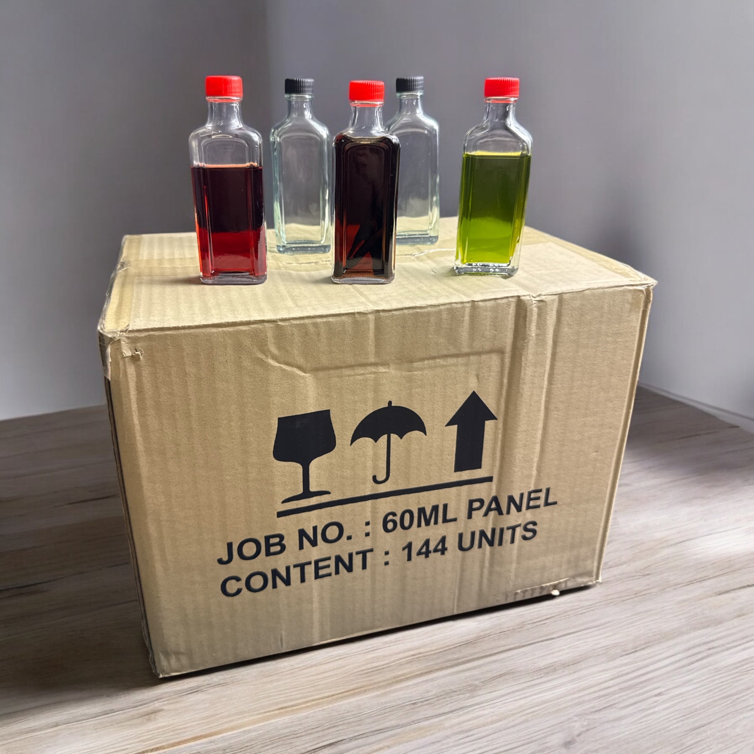 S68 60ml Glass Bottle | Thick Glass Bottle for Massage Oils & Traditional Remedies