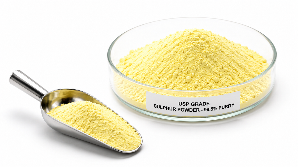 Sulphur Powder (Yellow) | 99.5% Purity | 200 Mesh | Industrial & Agricultural Grade | Bulk Packs (1kg - 25kg)