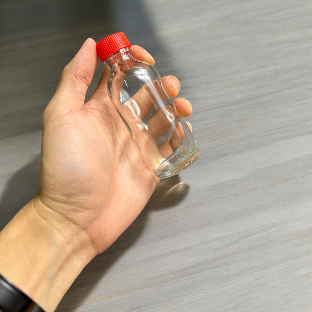 WG190 60ml Clear Glass Bottle for Fruit Juice, Essential Oils & Liquids | Carton 190 Units