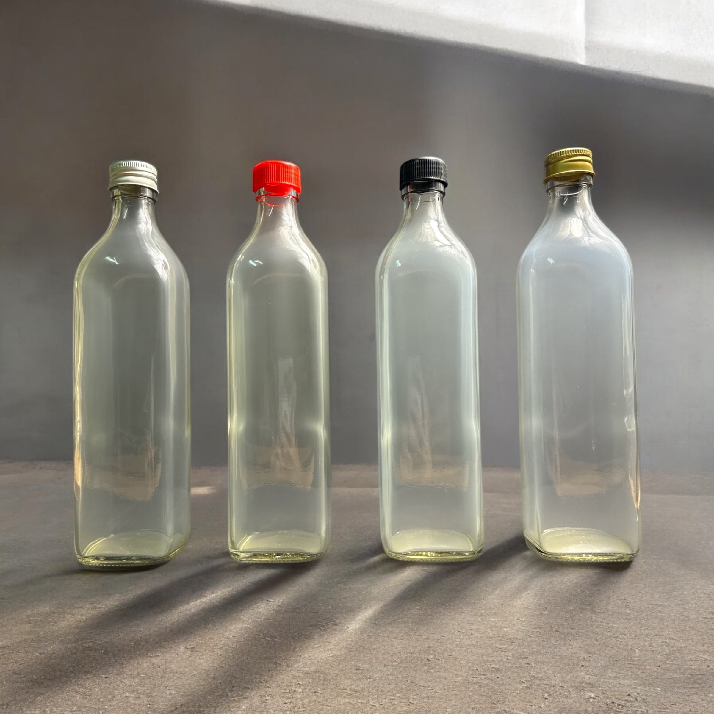 JG-121 750ml Glass Bottle | Food-Grade Glass Bottle for Honey, Enzymes & Juices