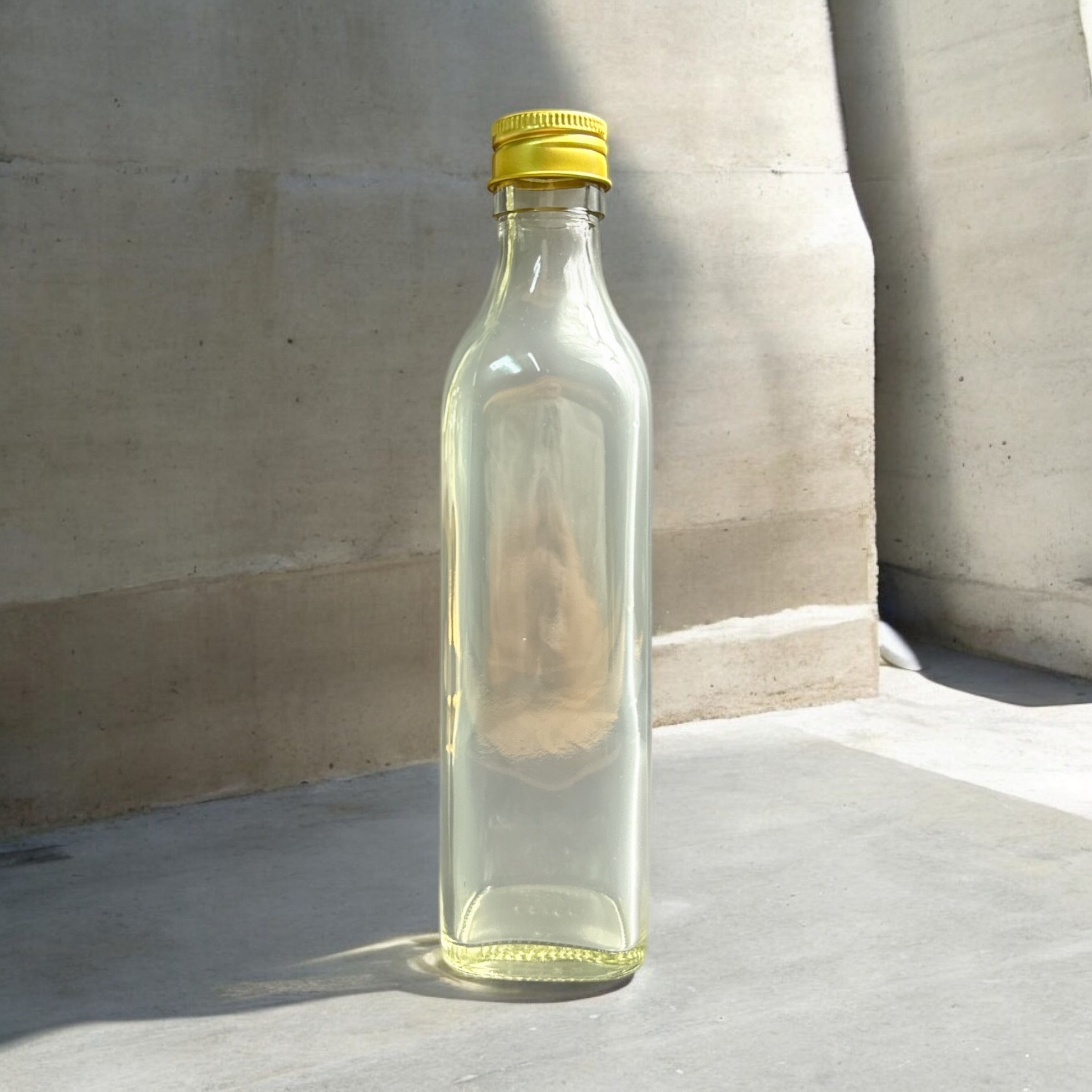 JG-137 375ml Glass Bottle for Honey, Enzymes & Juice | Food-Grade Clear Glass Bottle with Screw Cap