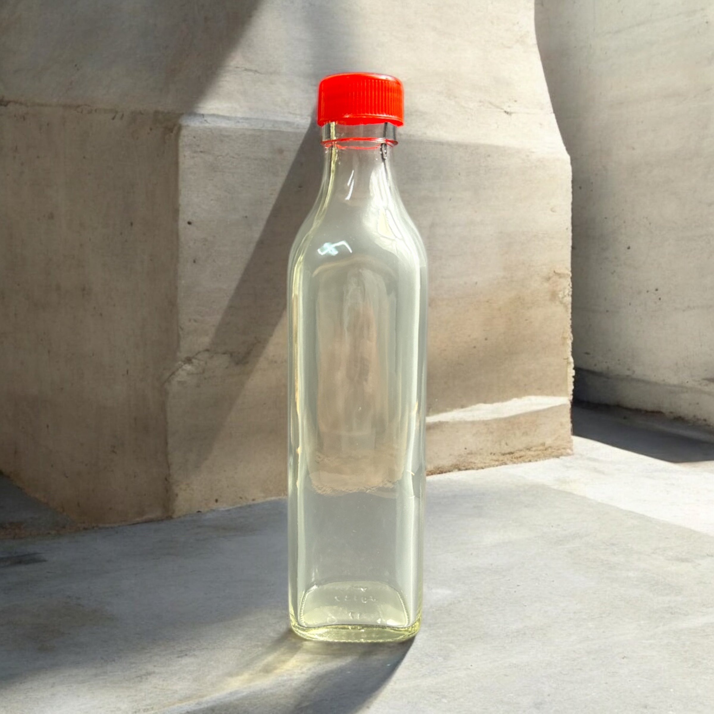 JG-137 375ml Glass Bottle for Honey, Enzymes & Juice | Food-Grade Clear Glass Bottle with Screw Cap