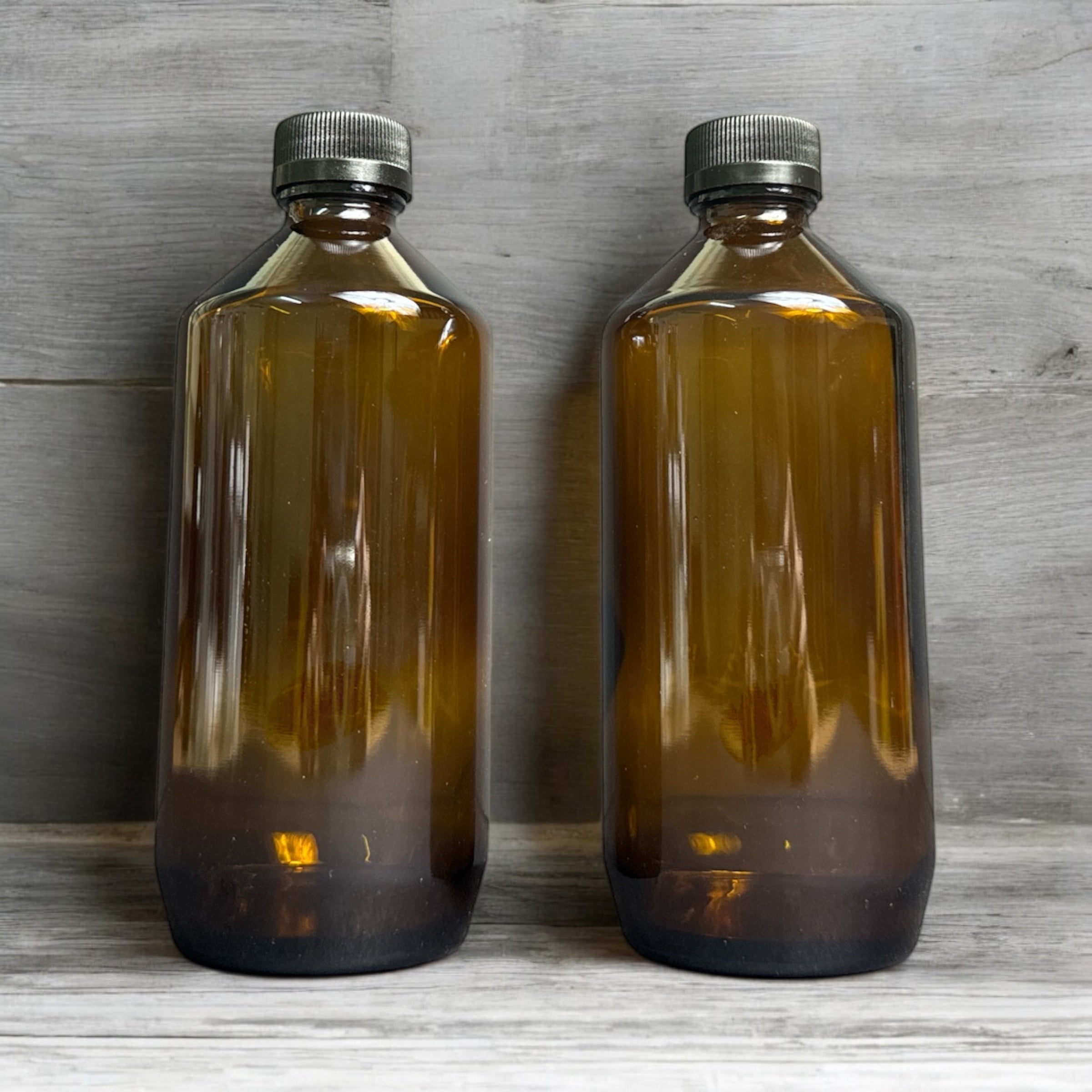 QPA180 250ml Amber Glass Bottle (36 units/tray) | DIN 28 Neck | UV-Resistant Industrial Packaging