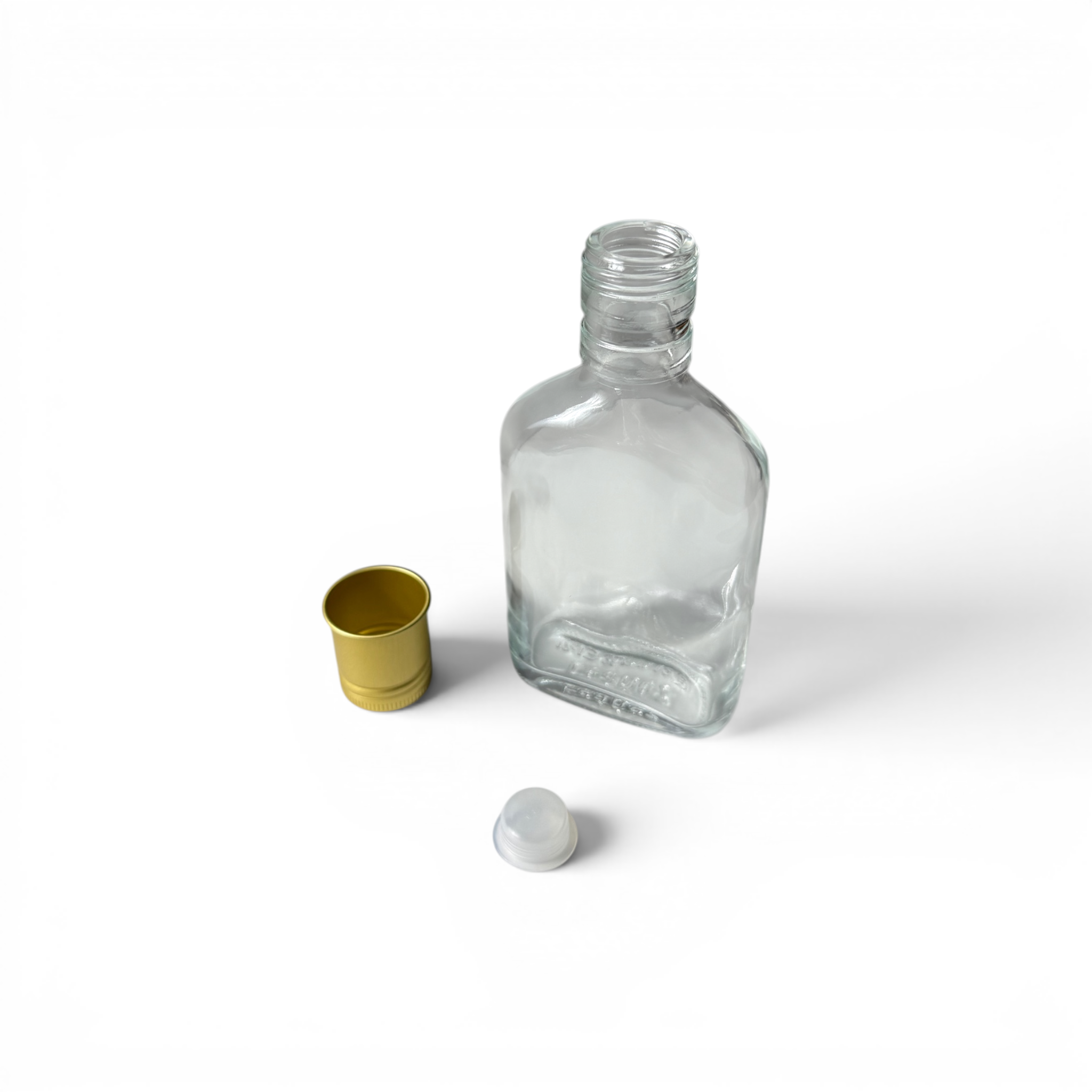 Botol Kaca Wiski 170ml GB-170BPH Borong | Flask Gin Sirap | Cold Brew Coffee | Packora