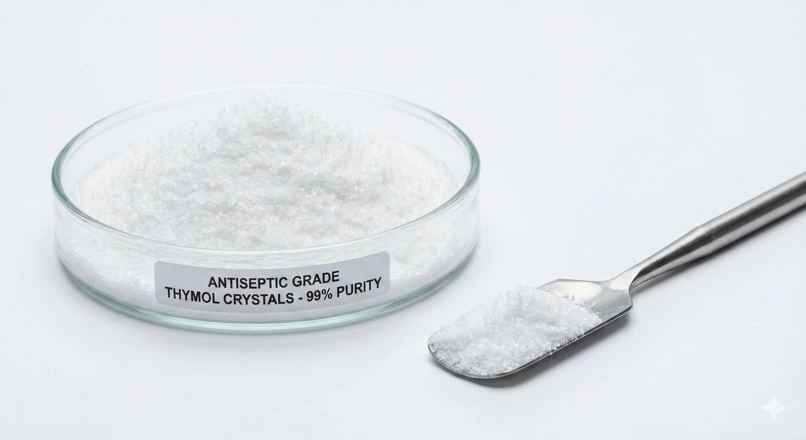 Thymol Powder (Thymol Crystals) – 99% Pure Antiseptic Grade | Bulk Chemical Supplier Malaysia
